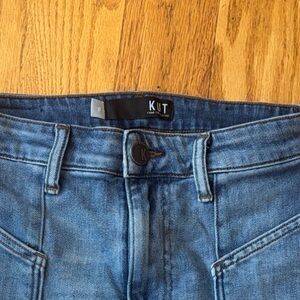 Kut from the Kloth Kelsey, high-rise kick flare Denim Jeans